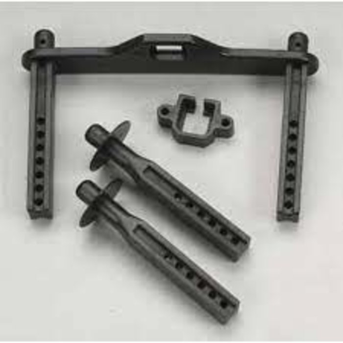 Traxxas 4914R - Body mount posts, front (2)/ body mount, rear/ body mount screw pins (4)