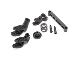 Traxxas 8946 - Steering bellcranks/ bellcrank support/ servo saver/ servo saver spring/ draglink/ 3x20mm shoulder screws (2)
