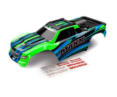 Traxxas 8911G - Body, Maxx®, green (painted)/ decal sheet