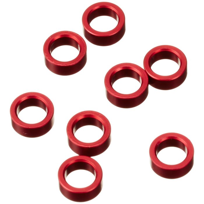Traxxas 5133 - SPACER, PUSHROD (ALUMINUM, RED) (USE WITH 5318 OR 5318X PUSHROD AND 5358 PROGRES