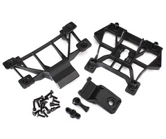 Traxxas 8615 - Body mounts, front & rear/ 3x12mm CS (4)/ 3x12mm shoulder screw (2)/ 3x10mm flat-head machine screw (8)/ 3x12mm BCS (1)