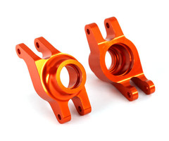 Traxxas 8952A - Carriers, stub axle (orange-anodized 6061-T6 aluminum) (rear) (2)