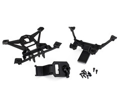 Traxxas 7715 - Body mounts, front & rear/ 3x15mm BCS (1)/ 3x12mm shoulder screw (2)/ 3x10mm flat-head machine screw (6)