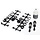 8360 - Short Gray Ultra Shocks with Spacers (2)