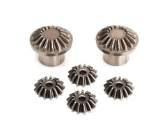 Traxxas 8577 - Gear set, rear differential (output gears (2)/ spider gears (4)) (#8581 required to build complete differential)