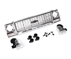 Traxxas 8134 - Grille, Chevrolet Blazer or K10 Truck (1979)/ grille retainers (4)/ headlight housing (2)/ lens (2)/ 2.6x8 BCS (4)/ 2.5x6 BCS (2) (fits #8130 or 9212 body)