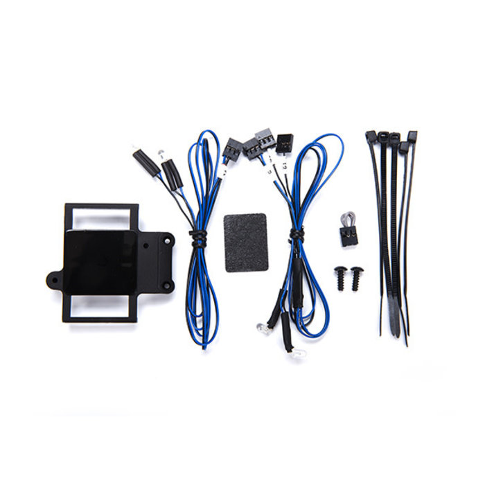 Traxxas 8091 - Installation kit, Pro Scale® Advanced Lighting Control System, TRX-4® Chevrolet Blazer (1969 & 1972) (includes mount, reverse lights and turn signal harnesses, hardware)