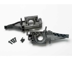 Traxxas 5329 - Bulkhead, rear (L&R halves)/ diff retainer, rear/ 4x14mm BCS (2)