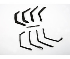Traxxas 5617 - Fender flares, front & rear (4)/ fender flare retainers, front & rear (4)/ 2.5x6mm CS (22)