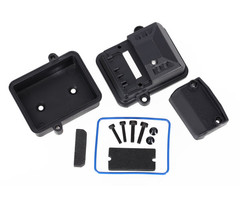 Traxxas 7424 - Box, receiver (sealed)/ foam pads/ 2.5x12mm CS (2)/ 3x6mm CS (2)/ 3x12mm BCS (2)