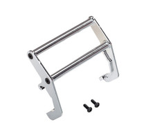 Traxxas 8138 - Push bar, bumper, chrome (assembled) (fits #8137 bumper)