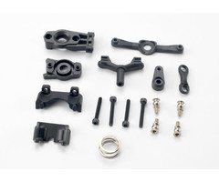 Traxxas Steering Arm (upper & lower)/ steering link/ servo horn/ servo saver/ servo saver spring/ servo horn mount/ ball stud (2)/ shock mounts, front & rear/ 2.5x18mm CS (4)