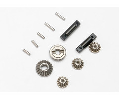 Traxxas 7082 - Gear set, differential (output gears (2)/ spider gears (3))/ differential output shafts (2)/ 1.5x6mm pin (3)/ 1.5x8mm pin (2)