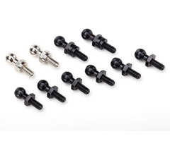 Traxxas 7540X - Pivot Balls: Black (6), Silver (2), Black (Long) (2)
