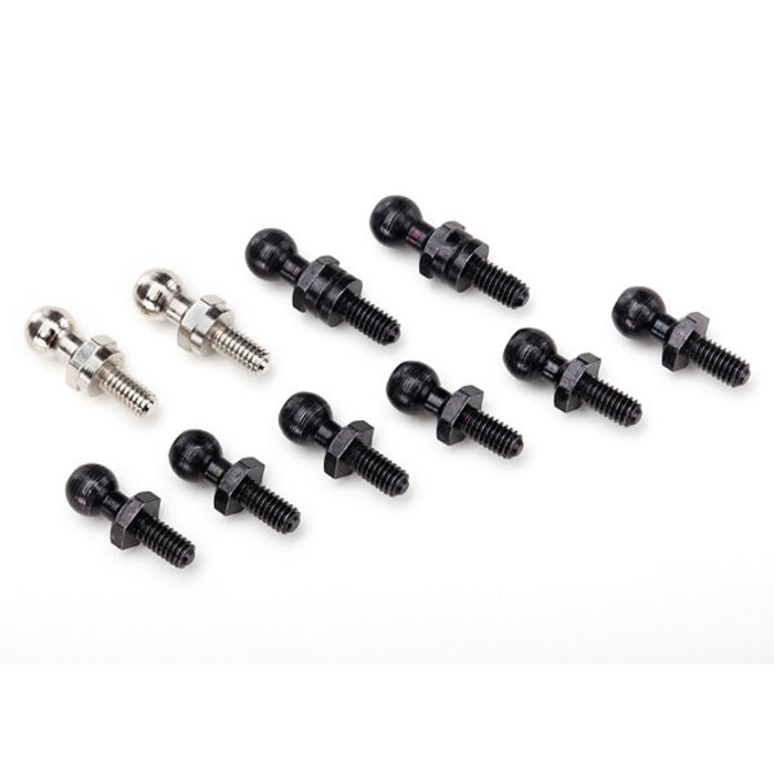 Traxxas 7540X - Pivot Balls: Black (6), Silver (2), Black (Long) (2)