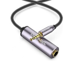 DM35-F635-30 - DUKABEL 1/4 to 3.5mm Adapter, 1/4 Inch Female to 3.5mm Male Headphone Adapter, TopSeries 6.35mm to 3.5mm Mini Stereo Adapter for Headphone, Guiter, Amp etc. - 30CM/12 inch