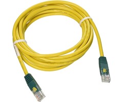 Tripp Lite Cat5e 350MHz Molded Cross-Over Patch Cable (RJ45 M/M) - Yellow, 10-ft.(N010-010-YW)