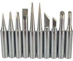 10PCS-LEADFREETIP - ShineNow - 900M Soldering Iron Tips for HAKKO 936,937,907 Atten, Quick, Aoyue, Yihua,Vastar,Sywon,Tabiger,SOAIY and X-Tronic Soldering Station (10 pcs Different)