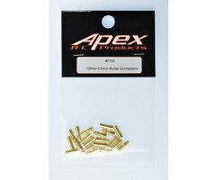 HobbyPark  Products 3.5mm Male / Female Gold Plated Bullet Connectors Plugs - 10 Pair #1102