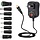 12W-3-12V-1AMP - Belker 12W 3V 4.5V 5V 6V 7.5V 9V 12V Adjustable Voltage Universal AC/DC Adapter Power Supply for Household Electronics - 1A Max. [BN]