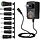 3-12V-3AMP - POWSEED 3V 4.5V 5V 6V 7.5V 9V 12V 3A 2A 1A 36W Universal AC Adapter with 9 Tips incl USB C Multi Voltage DC Power Supply Charger for Routers LED Strip Lights Security Camera, 5 ft Cord