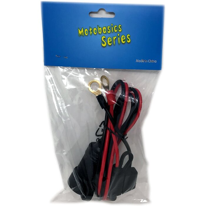 12V-EYELET-3FT - SPARKING 3FT Car Female Cigarette Lighter Plug Socket to Eyelet Terminals 12V Extension Cable with 10A Fuse (3FT)