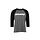1369-2XL - TRAXX RAGLAN SHIRT GRAY/BLK 2XL