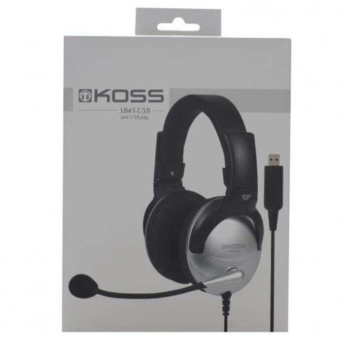 KSSSB45USB - Koss USB Full-Size Over-Ear Communication Headset