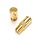 TYPE-F - TLS.eagle - RG6 Compression F Type Connector Quick Push on Coax Cable Adapter Gold