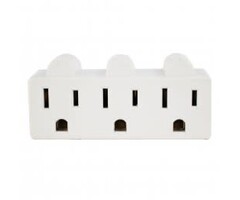 45090 - Axis 3-Outlet Grounded Wall Adapter