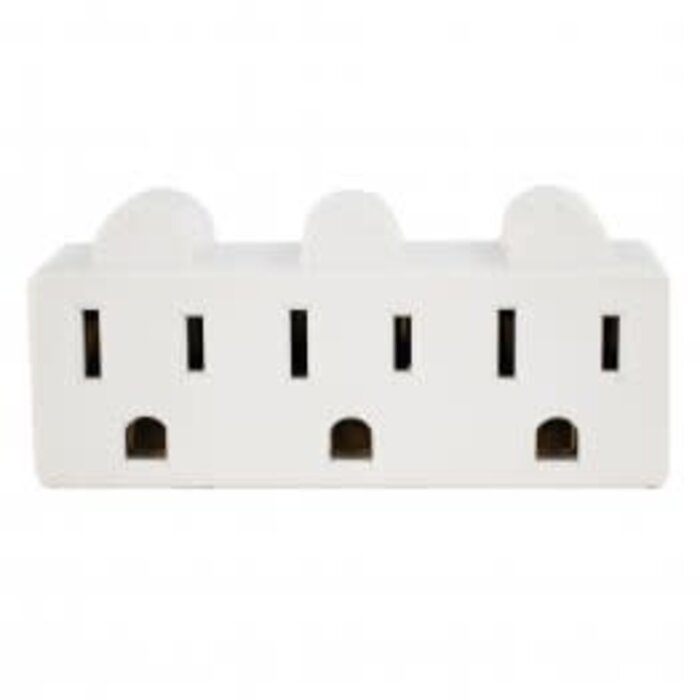 45090 - Axis 3-Outlet Grounded Wall Adapter