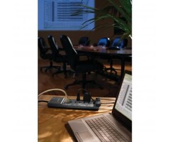 BKNBE11223008 - Belkin Power Strip Surge Protector with 12 AC Multiple Outlets, 10 ft Long Flat Plug Heavy Duty Extension Cord for Home, Office, Travel, Computer Desktop, Laptop & Phone Charging Bricks (4,156 Joules)