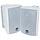 DULLU47PW - Dual - 4" 3-Way Indoor/Outdoor Speakers (White)