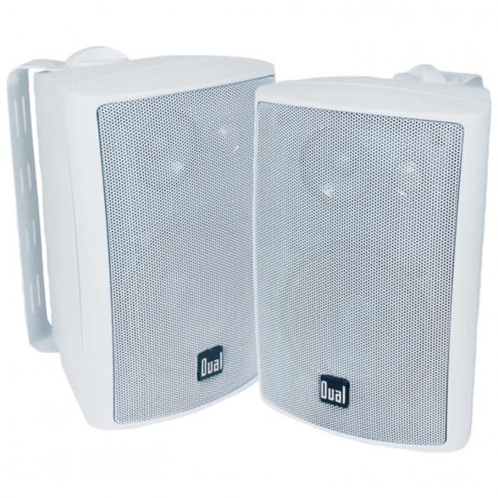 DULLU47PW - Dual - 4" 3-Way Indoor/Outdoor Speakers (White)