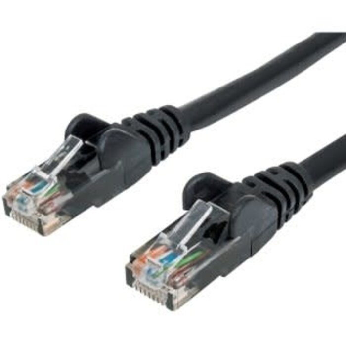 ICI342094 - Intellinet Network Solutions CAT-6 UTP Patch Cable, Black, 25ft