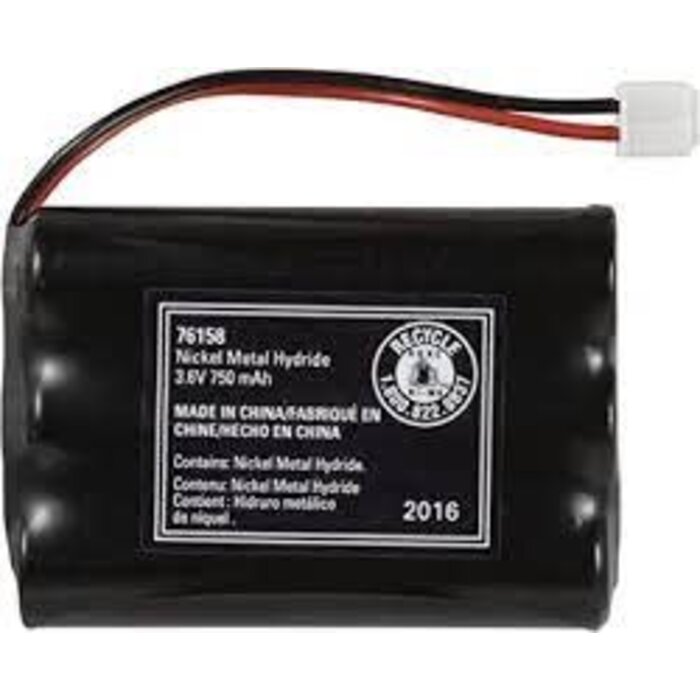 JAS76158 - POWER GEAR® 76158 Cordless Phone Replacement Battery 3AAA 3.6V 750mAh