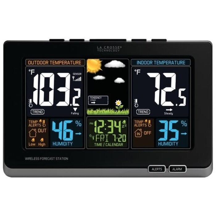 LCR3081414B - La Crosse Technology Wireless Color Forecast Station