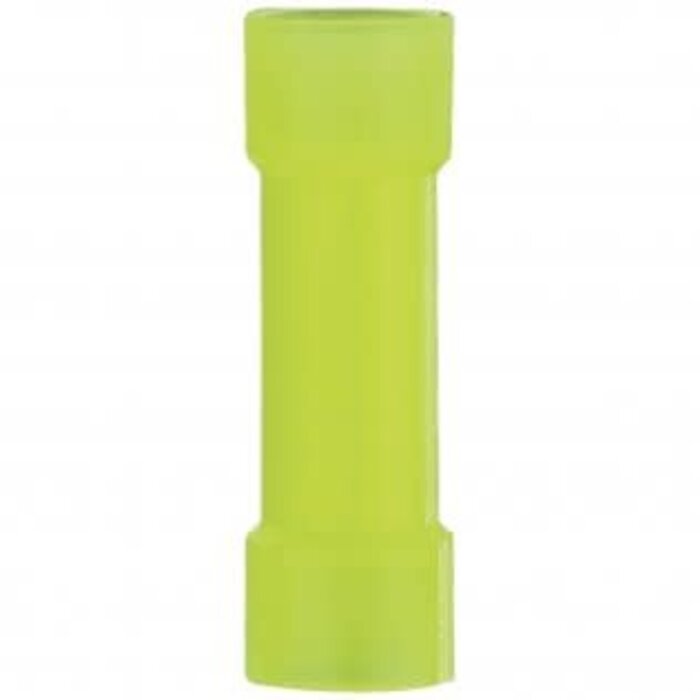 MECYNBC - Butt Connectors, 100 pk (Yellow, 12–10 Gauge)