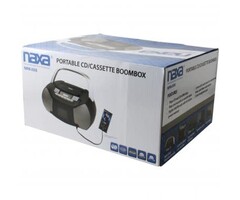 NAXNPB268 - Naxa Portable CD/Cassette Boom Box