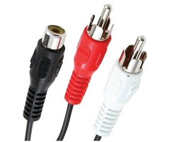 PET20-7020 - RCA Y-Adapter (2 RCA Plugs to 1 RCA Jack)