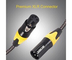 XLR/M-XLR/F - MIKIZ - XLR Microphone Cable Male to Female10ft