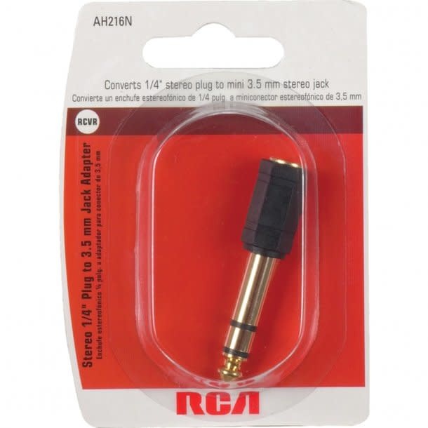 RCAAH216R - EBOOT 3.5mm F Jack to 1/4" M Plug Adapter