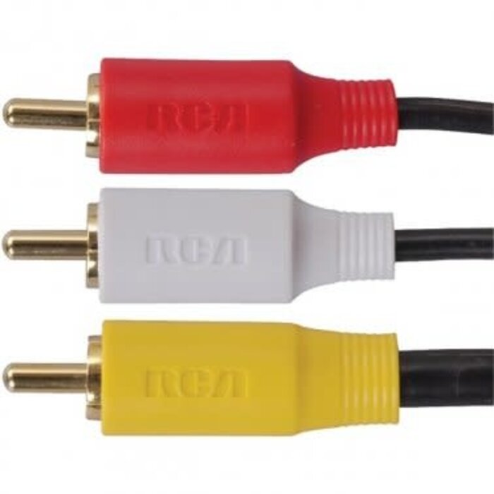 RCA RCAVH84R - RCA Stereo A/V Cable (6ft)