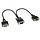 TRPP516001HR - VGA Monitor Y-Splitter Cable, 1ft (for 1600 x 1200 high-resolution monitors