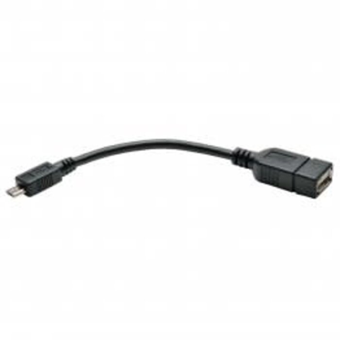 TRPU05206N - Tripp Lite - Micro USB Male to OTG Female Host Adapter Cable, 6"