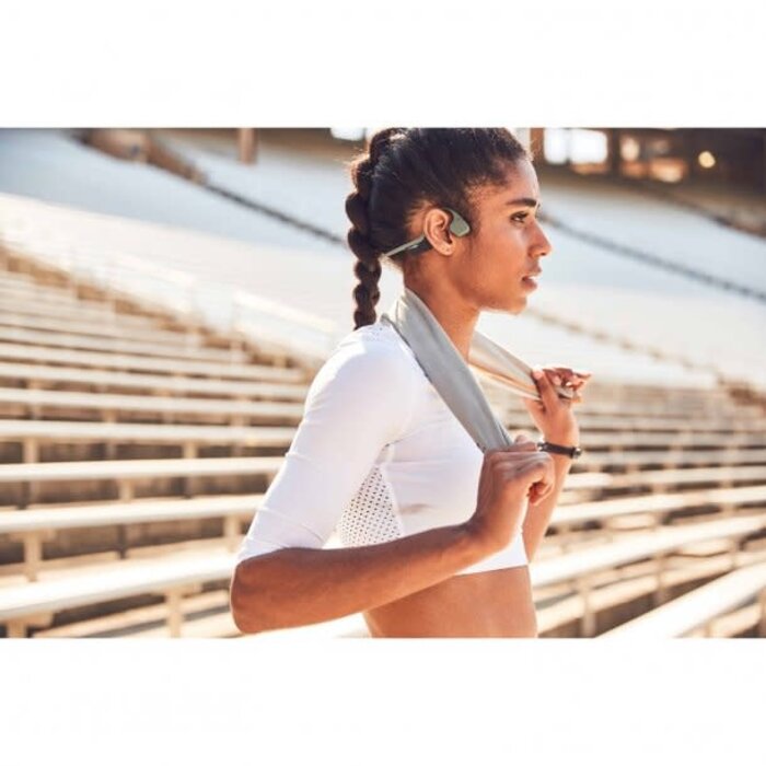 VXLTREKZAIRGN - Air Bone Conduction Bluetooth® Stereo Headphones with Microphone (Forest Green)