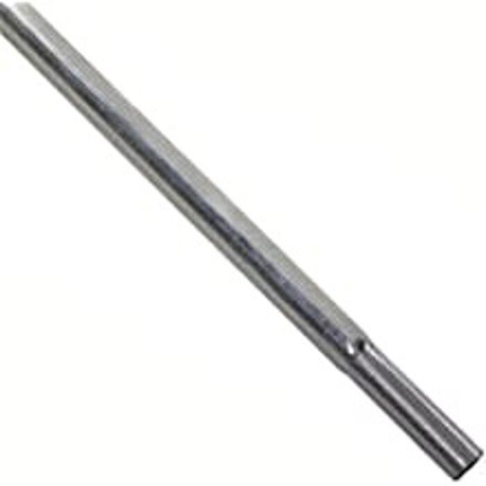 5FT-MAST - NAC Wire and Cables - 5' Ft Galvanized Steel Antenna Mast Pipe Swedged End Length 1.25" OD Heavy Duty Post Pole Digital Signal Mounting Off-Air Steel Support