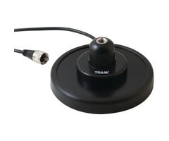 WSP240B - Tram 5-Inch Black Steel NMO Magnet Mount with RG58 Coaxial Cable and UHF PL-259 Connector