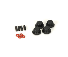 Pro-Line Racing PRO607002 - 1/10 Body Mount Secure-Loc Caps Kit for Pro-Line Body Mount Kits - Compatible with 1/10 PRO-Fusion SC 4x4 SCT RTB Kit