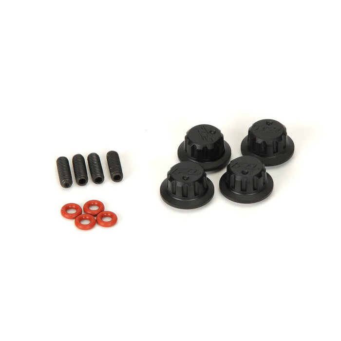 Pro-Line Racing PRO607002 - 1/10 Body Mount Secure-Loc Caps Kit for Pro-Line Body Mount Kits - Compatible with 1/10 PRO-Fusion SC 4x4 SCT RTB Kit